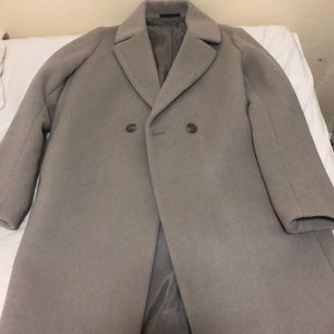 Uniqlo Grey Wool Coat